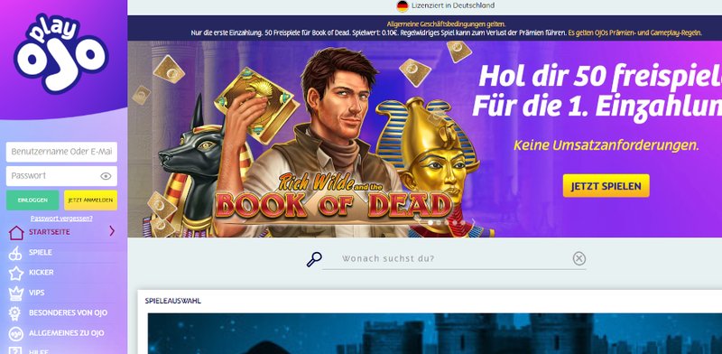 Nv casino online login in Germany