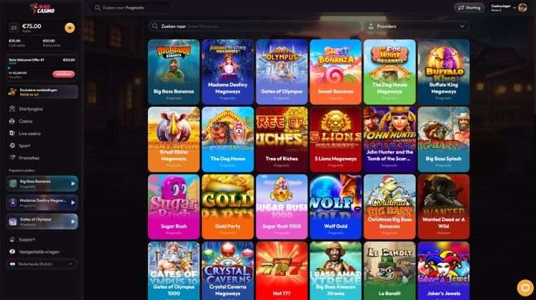 Madcasino tours gratuits à France